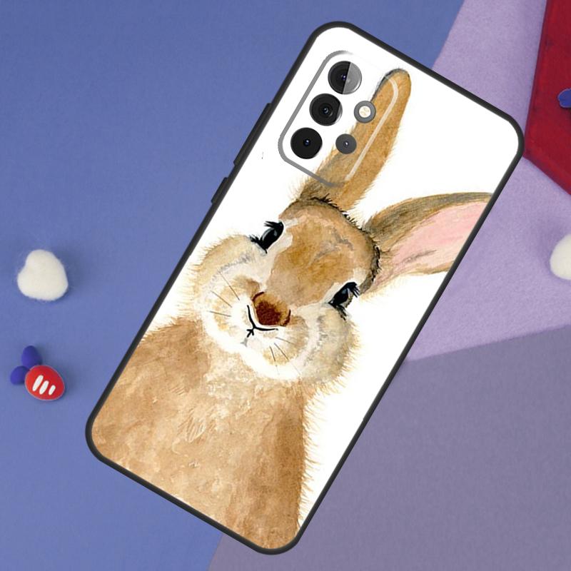 Cute Bunny Rabbit Case For Samsung Galaxy A55 A35 A32 A12 A22 A52 A06 A54 A34 A14 A56 A36 A26 A16 A13 A53 A15