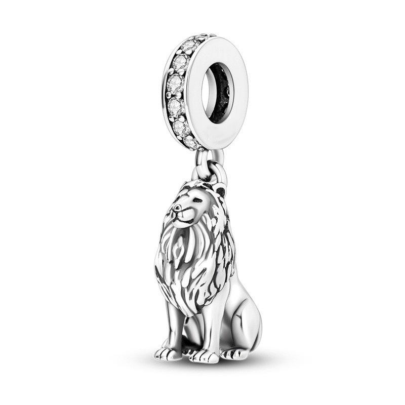 S925 Silver DIY Beaded Animal Shaped Bracelet Necklace Pendant Cute Jewelry Gift Set for Craft Lovers