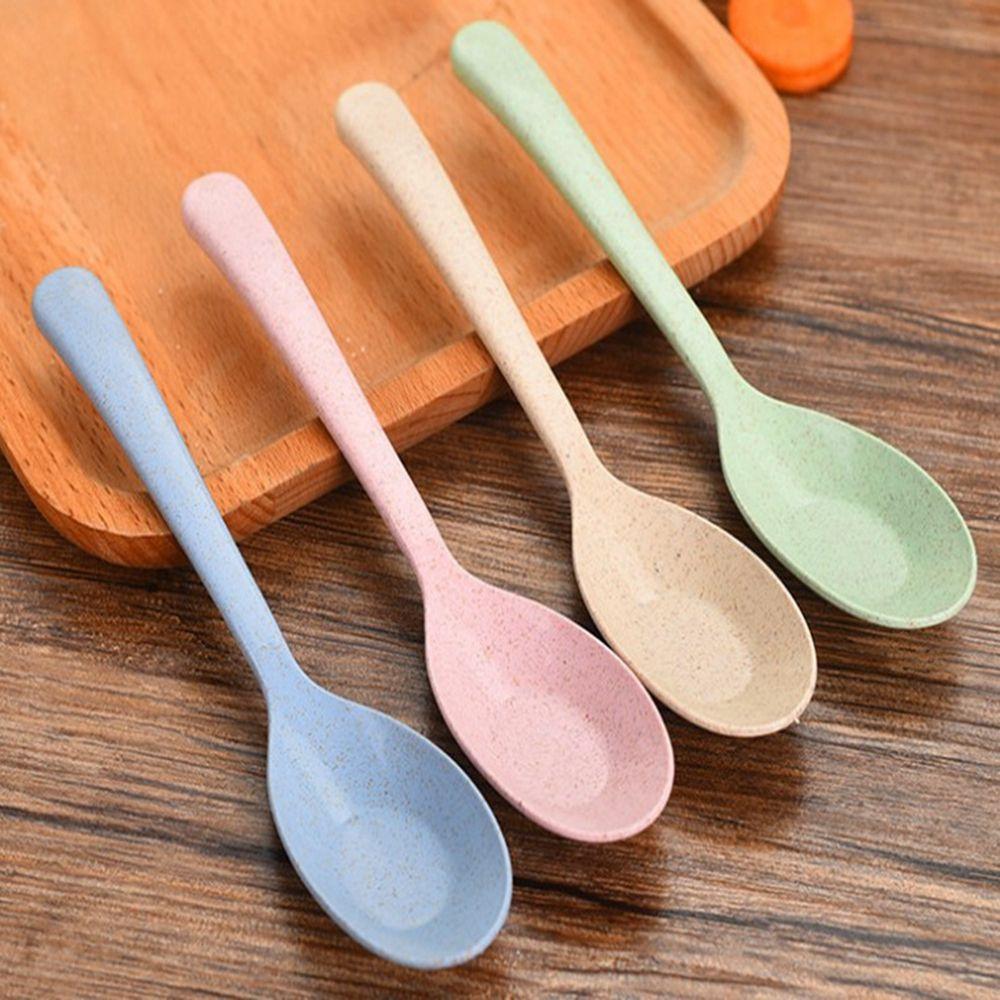 Dessert Kitchen Utensil Pudding Kitchen Tools Party Scoop Wheat Straw Spoon Spoon Rice Scoop