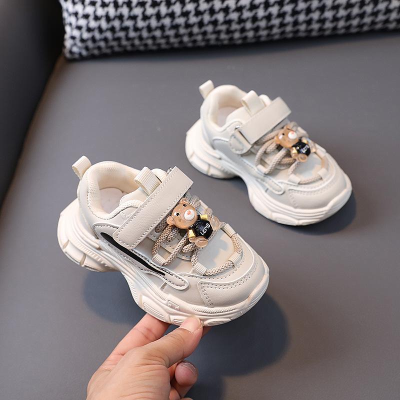 New autumn models of children's dad shoes, boys' sneakers, girls' leather running shoes, toddler shoes for young children, trendy
