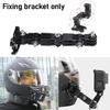 Motorcycle Helmet Front Chin Mount Strap Foldable Stand Holder for GOPRO Hero 6 5 4 3 Action Camera Adhesive Front Chin Holder