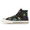 Converse Кроссовки унисекс Chuck 70 High Peace & Unity, разноцветные, черные, с блеском мака 172259C