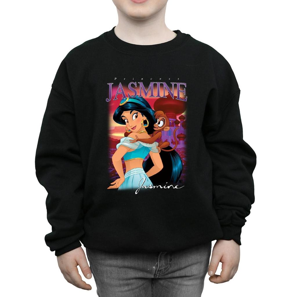 Disney Boys Aladdin Princess Jasmine Montage Sweatshirt