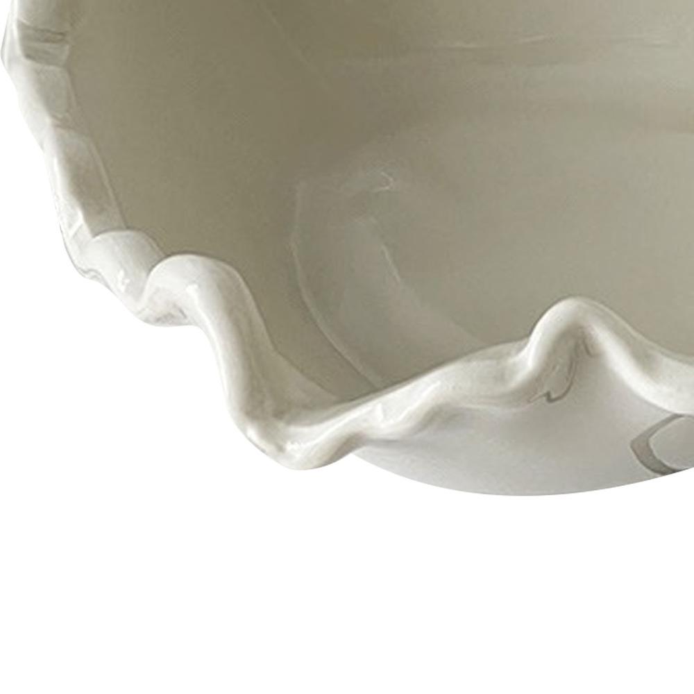 Ocean Style Ceramic Jewelry Tray Desktop Shell Jewelry Tray Decorative Key Bowl Home