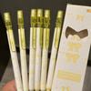 4PCS/Set Bow Series 2B Pencils with Eraser Top Writing Pencils Kawaii Automatic Pencils  Gift