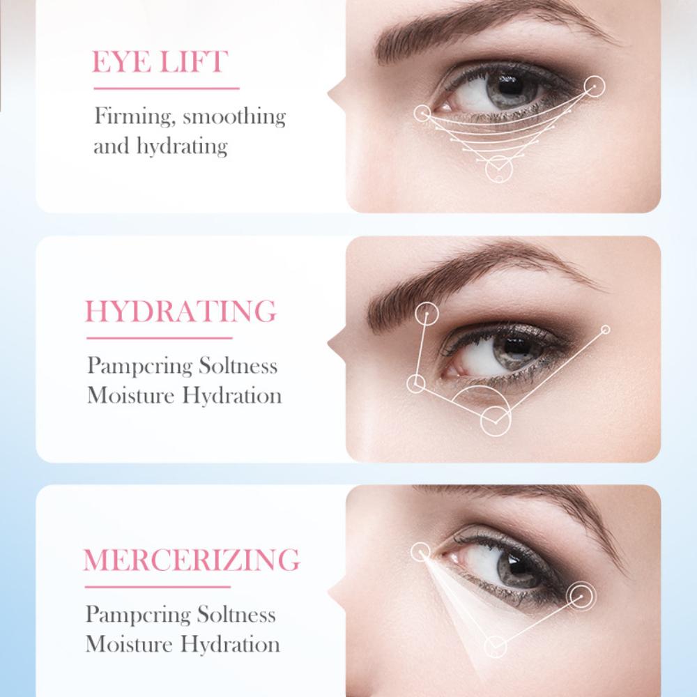Маска для глаз Cherry Blossom Collagen Cherry Blossom Multi Effect Питательная маска для глаз Лифтинг, подтяжка и уменьшение тонких линий