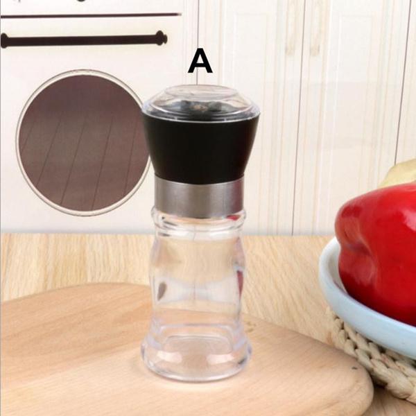 4 Color Options Manual Salt And Pepper Mill Grinder Adjustable Coarseness Peppers Grinders Seasoning Muller Kitchen Accessories Cookware Spice Milling