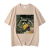 Raccoon Eating Tacos Funny Meme Tshirt High Quality Fashion Oversized T Shirts Unisex Women Casual Cotton Short Sleeve Tshirts