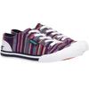 Womens/Ladies Jazzin Aloe Stripe Trainers