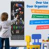 Over the Door Organizer for Toy 600D Oxford Cloth Toys Storage Door Hanger with Pockets and Slots for Kids Foam Blasters Darts