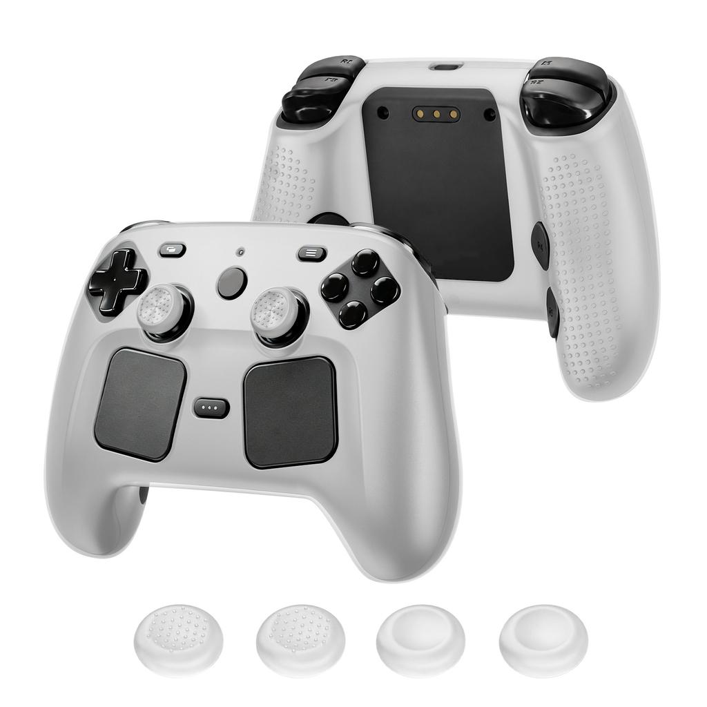 Силиконовый защитный чехол для Steam Controller 2 Аксессуары Нескользящий чехол с колпачками для джойстиков Легкий Ударопрочный Без запаха