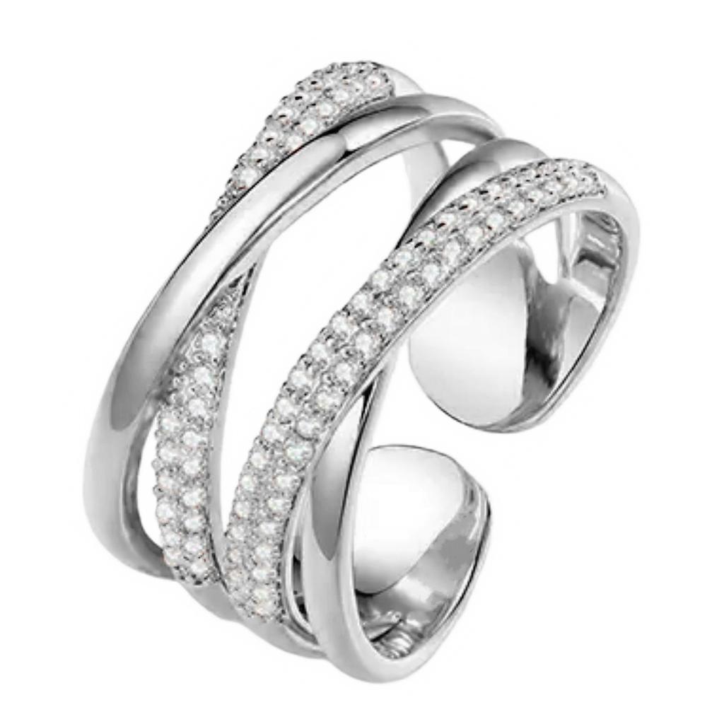 Модные двухслойные отверстия запутывают и переплетают кольцо