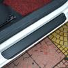 4Pcs 4D Carbon Fiber Авто Наклейки на пороги автомобиля против царапин Защитная крышка