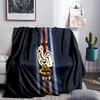 France Football Emblem Throws Blanket Flannel Blankets Plush for Couch Bed Gifts for Men Women Travel picnic blanket Christmas fan gifts