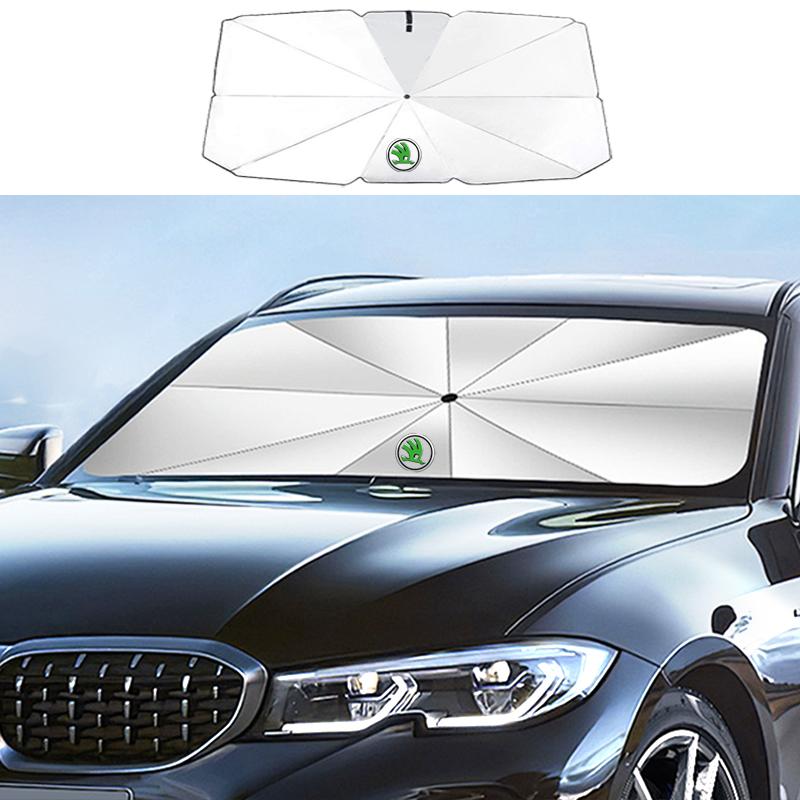 WMTY7 Suitable for Skoda Kamiq Kodiaq Roomster VIRS car front windshield sunshade anti-UV parasol car interior accessories