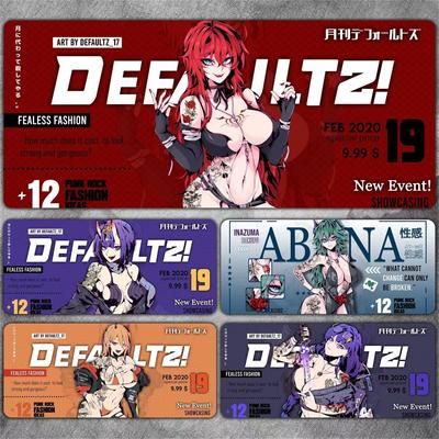 Коврик для клавиатуры и мыши в стиле аниме для девочек, подходящий для киберспорта, офиса и настольного использования.