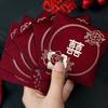 New Year Blessing Words Wedding Red Envelope Bronzing Pearlescent Paper Mini Money Pocket S/M/L Size Spring Festival