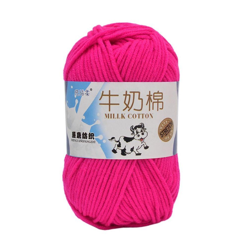 Cotton Wool Yarn DIY Cotton Yarn Warm Milk Cotton  Sofa Cushion