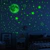 Moon Wall Stickers Glow In The Dark Stars for Ceiling Glowing Ceiling Decals Stickers Home Decals