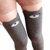 Women Winter Cat Bear  Knitted Over Knee Long Boot Thigh-High Warm Socks