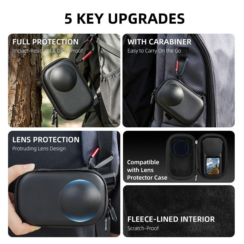 Protective Carrying Case Portable Organizer Pouch for Insta360 X6 Action Camera Accessories
