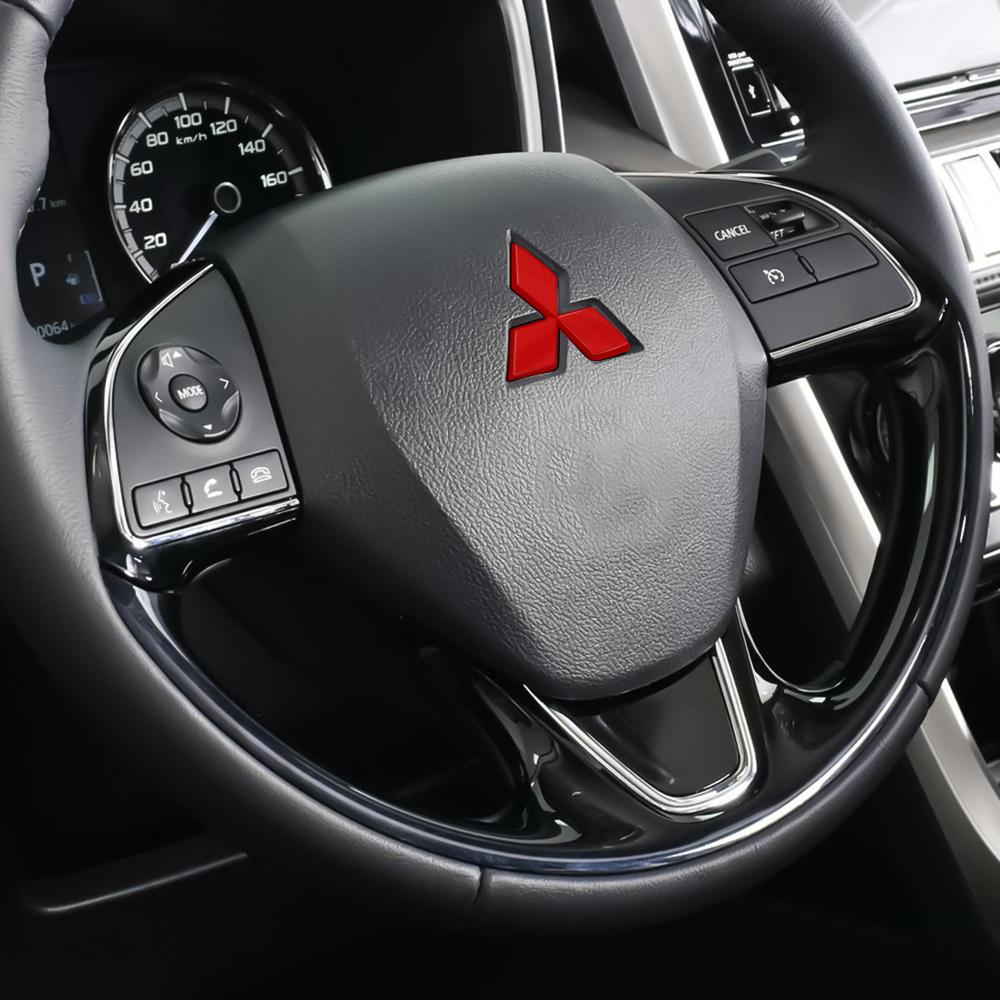 3D Наклейка-эмблема на руль автомобиля Автоаксессуары для салона Для Mitsubishi 9 Ralliart X EXASX L200 Colt Outlander Pajero Lancer