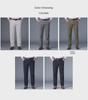2024 Men's Spring/Autumn Casual Cotton Trousers: Middle-Aged Business Formal Dad Pants