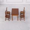 Small Dining Seat For Dollhouses Figures Flexible Wood Figure Furniture Enduring Design