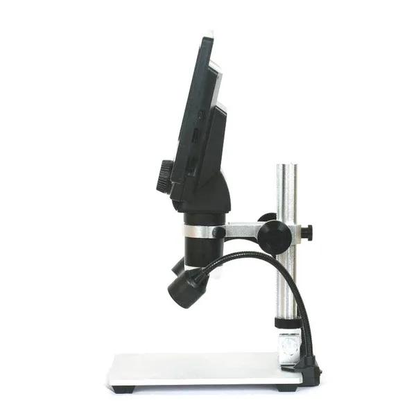 7-дюймовый цифровой USB-микроскоп с ЖК-дисплеем, увеличение 1200X, портативная камера 12MP 1080P, видеорегистратор, вид с ПК