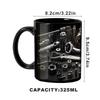 Creative Coffee Mug For Mechanics Mechanic Toolbox Set Mug Toolbox Coffee Cup Black Ceramic Mug For Coffee Ceramic Mug