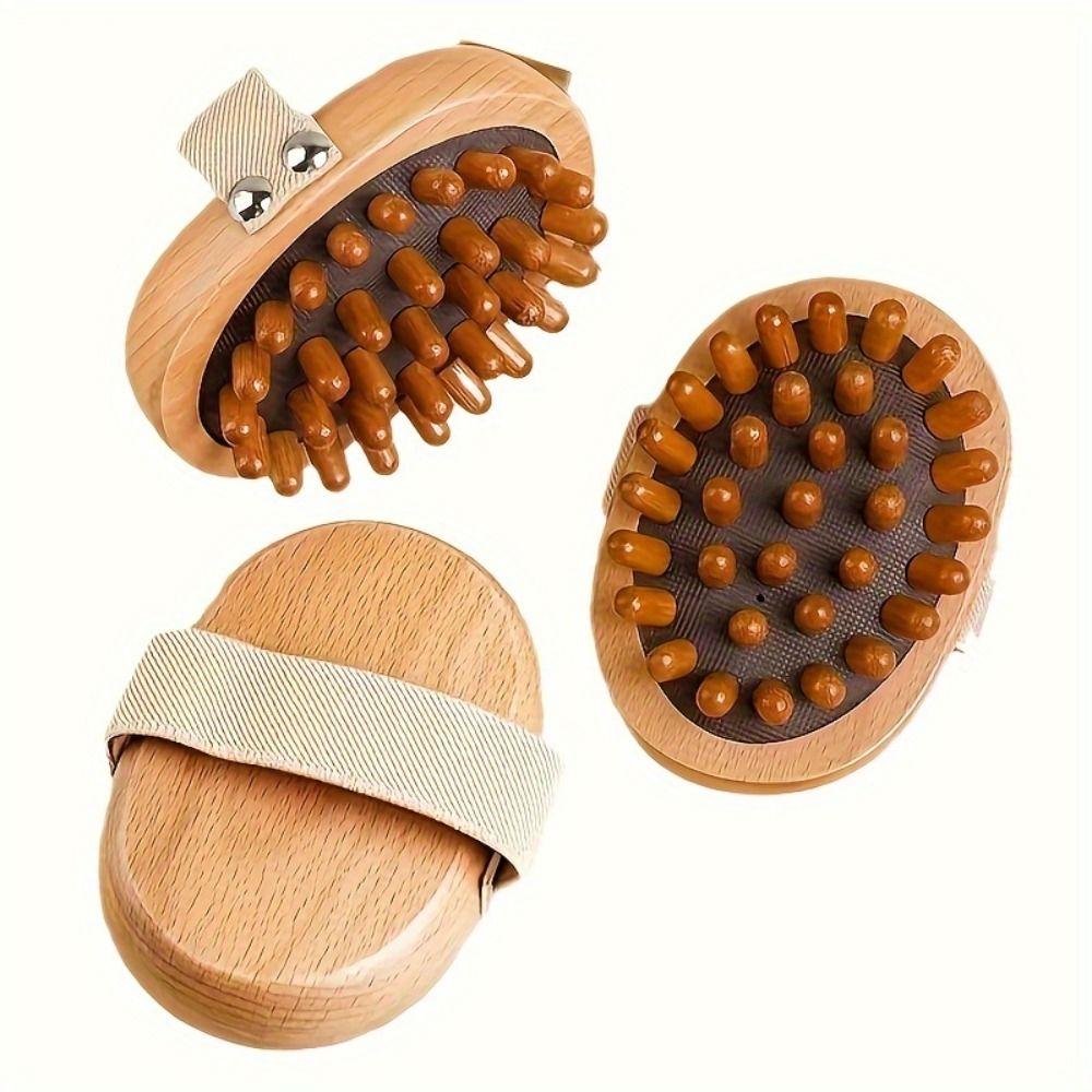 Эластичная воздушная подушка Массажная щетка для кожи головы Устранение локального жира Акупунктурная меридианная щетка Гуаша Щетка для талии