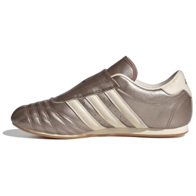 Adidas Taekwondo Comfortable Versatile Non-Slip Durable Low-Top Training Shoes Women Shoes Brown JQ8200