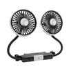 Fan Portable Air Conditio Car Double Fan 3-speed Car Back Cooling Fan Usb Charge Dual For Summer Car Accesso F4q7