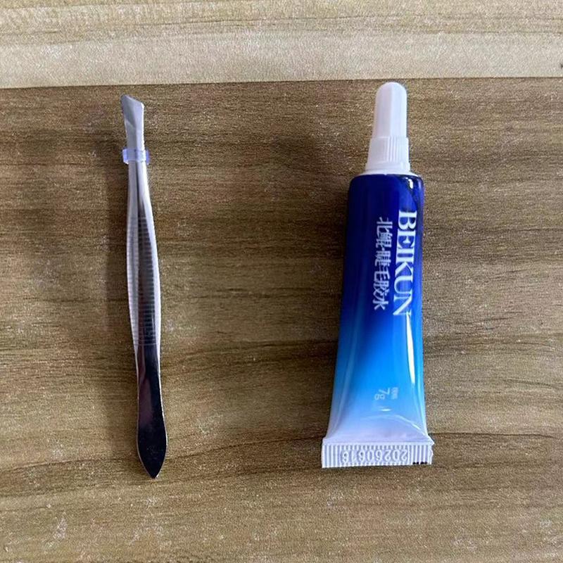 Пинцет для накладных ресниц Клей 7G Набор пинцетов для накладных ресниц Пинцеты для ресниц Вспомогательные инструменты для макияжа