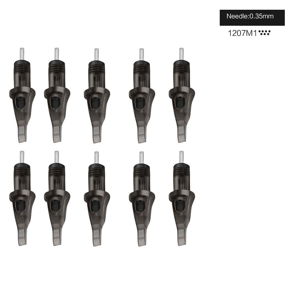10 шт. иглы для картриджей для татуировки, профессиональные одноразовые полуперманентные иглы для макияжа бровей и губ для тату-машинки