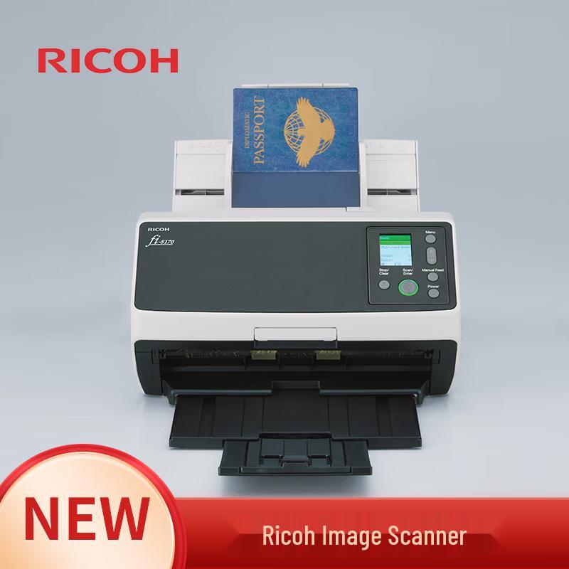 Ricoh fi-8170 A4 Duplex Sheet-fed Network Scanner CN plug (adapter included)