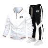 Mens Casual Suit Set Long Sleeve Jacket Pants Slim Fit Daily Wear