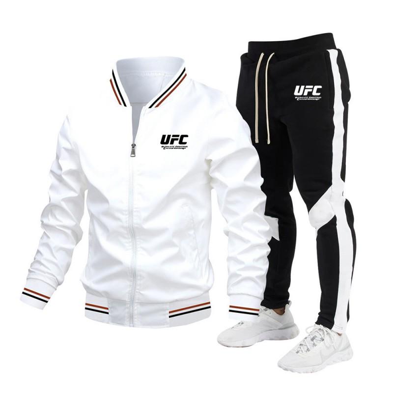 Mens Casual Suit Set Long Sleeve Jacket Pants Slim Fit Daily Wear