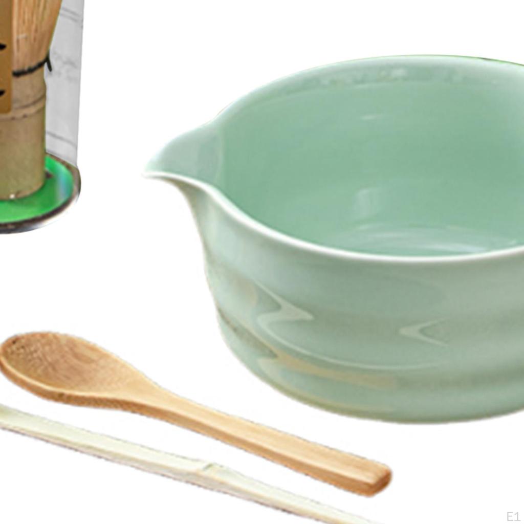 Набор из 5 предметов: венчик для матча, чаша с носиком, ручная работа, для чайной церемонии, традиционный подарок для