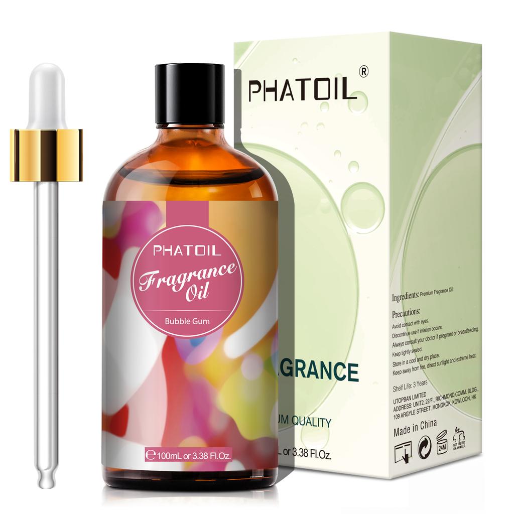 PHATOIL 100ml/3.38Fl.Oz Fragrance Oils Pure & Natural Essential Oils Perfect for Aromatherapy Diffuser Relaxation Massage Skin & Hair Care