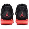 Air Jordan 4 Retro GS Черные Инфракрасные Детские Кроссовки Инфракрасный-23-Ярко-Манговый-Едва-Лаймовый-Белый II1271-001