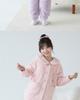 Lulu Niu Girls' Flannel Pajamas - Autumn/Winter Cozy and Thickened Coral Fleece Homewear for Kids