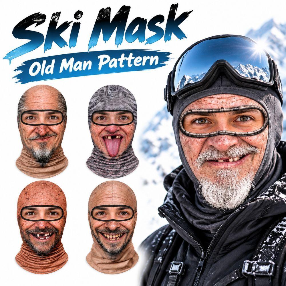 Breathable Balaclava 3D Face Printed Full Face Mask For Outdoor/Cycling/Pranks/Party