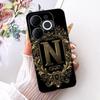 Для Itel A80 Чехол A671L A671LC Задняя крышка Роскошная Буква Имени Корона Мягкий Силикон Чехол для Телефона для Пары Для ItelA80 A 80 Оболочка