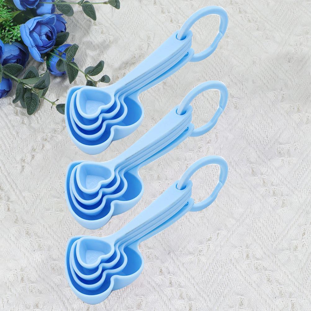 3 набора/12 шт. Детские подарки Столовые приборы Домашняя посуда Ложка для мороженого в форме сердца Десертная ложка Креативная розовая невеста