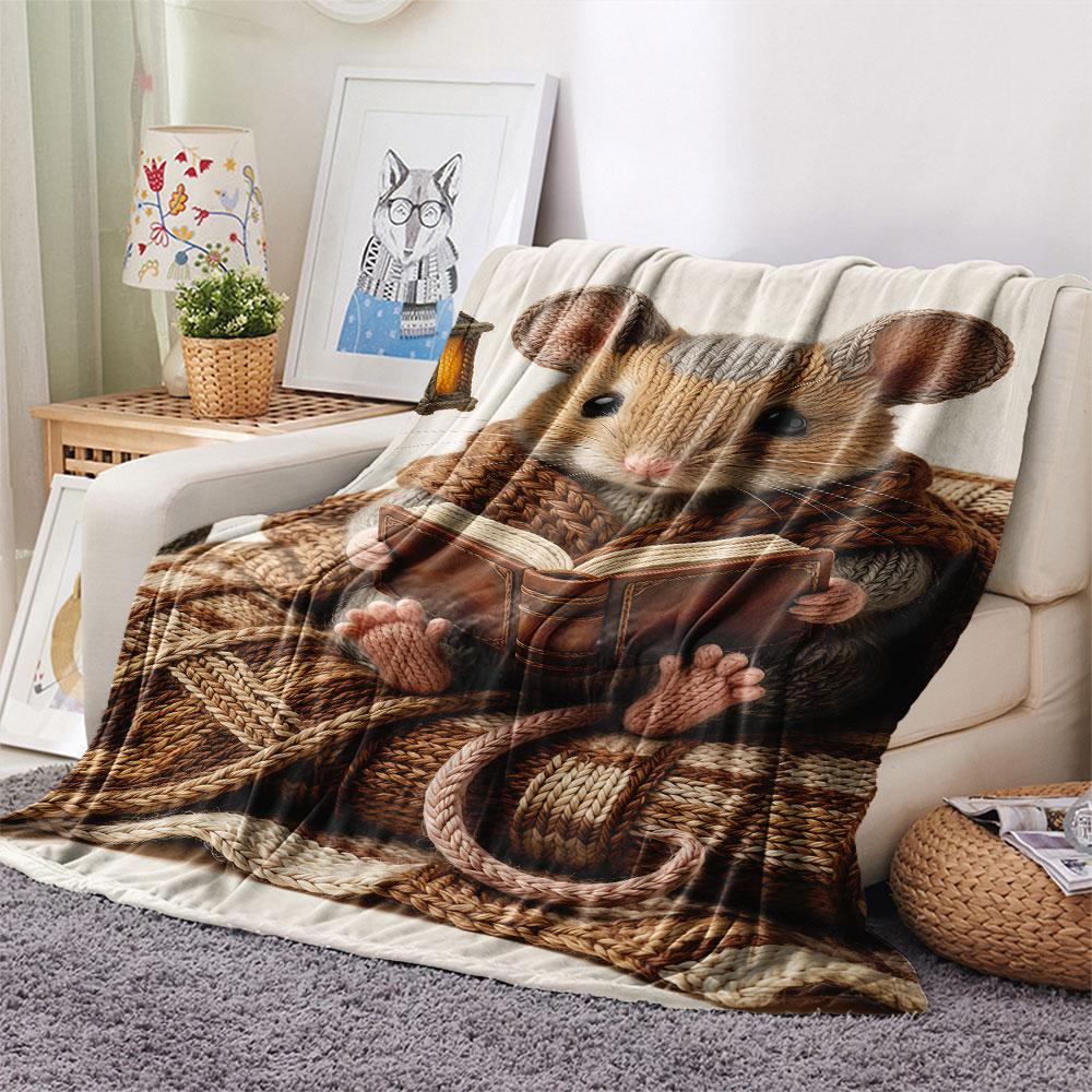 Neutral Smooth Calm Blanket, High quality Comfortable for All Seasons, Home Decor, Warmth and Comfort