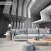 Современные обои в индустриальном стиле 3D расширяющиеся космические серые цементные строительные росписи для спальни, гостиной, украшения, фрески