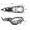 Черная металлическая сварная рама каркаса кузова для Axial Wraith 110 Scale RC CarBlack