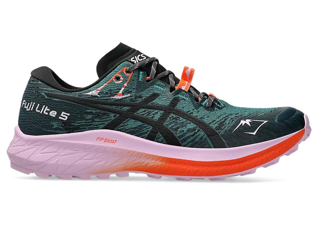 Trail Running Shoes Asics Green Fuji Lite 5