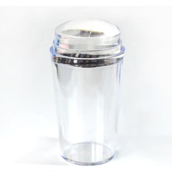 1 Set French Nail Stamp Set Easy To Use Reusable Natural Clear Silicone Stencil for French Manicures